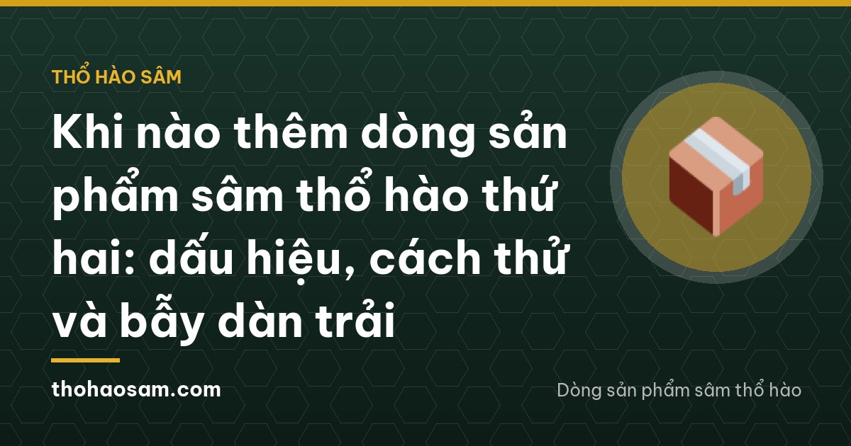 Wide view of a modest storage room in Dak Lak, shelves of plain cardboard cartons and sealed pouches, a woman seen from behind counting boxes with a clipboard held against her chest